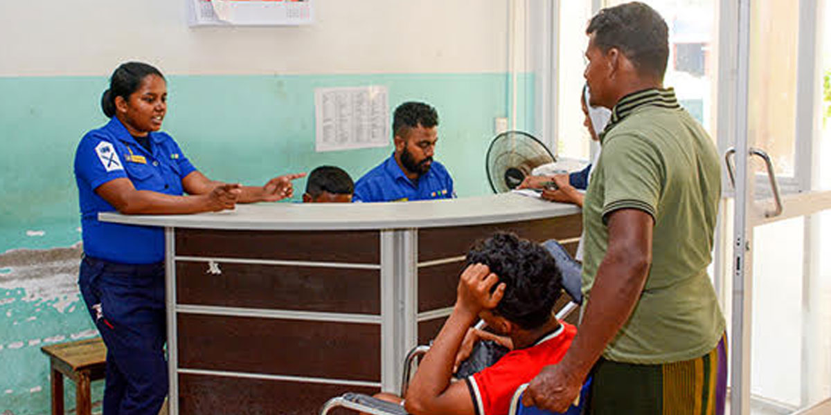 Navy assists smooth function of health services at several hospitals